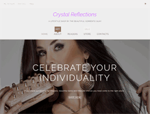 Tablet Screenshot of crystalreflections.com.au